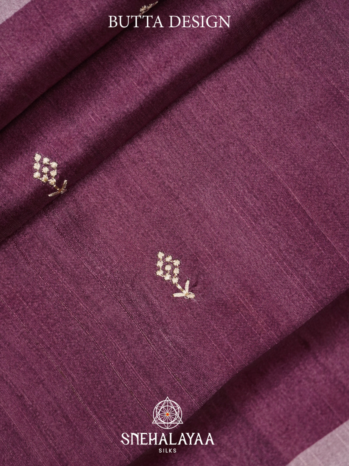 Wine Tussar saree