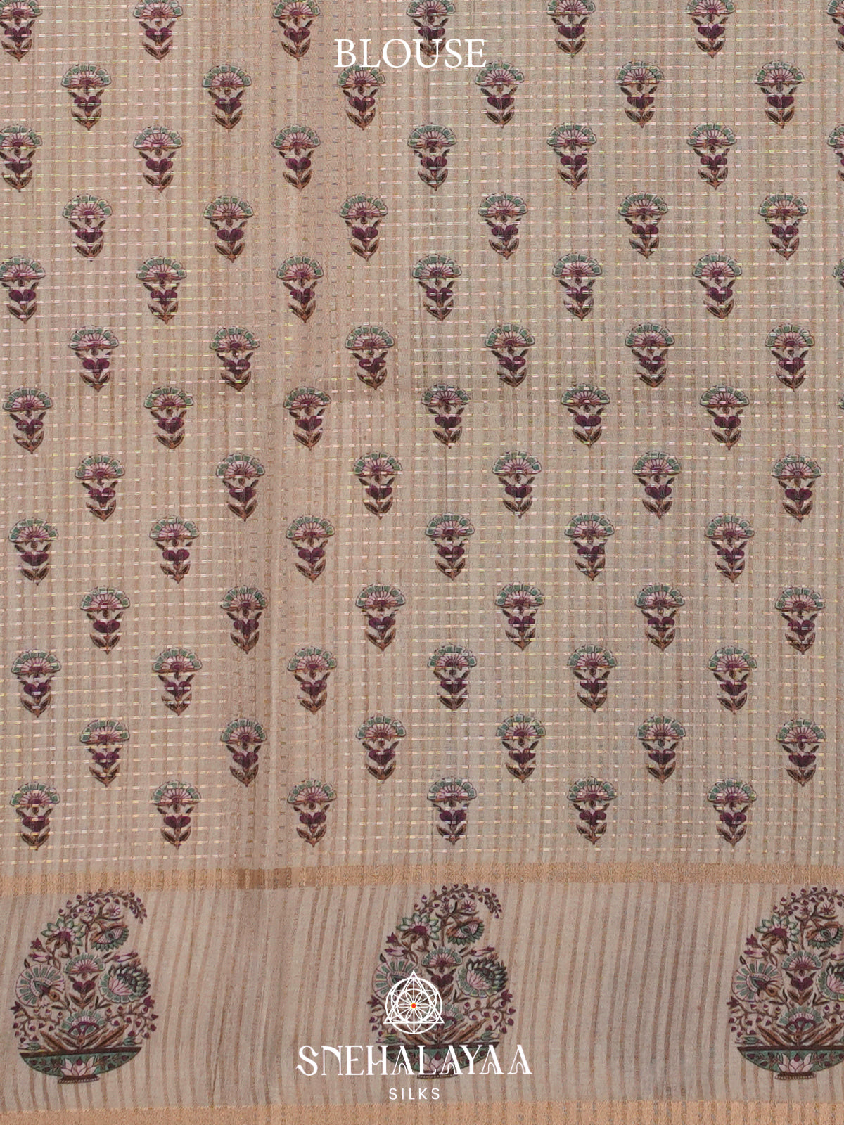 Green Tussar Saree