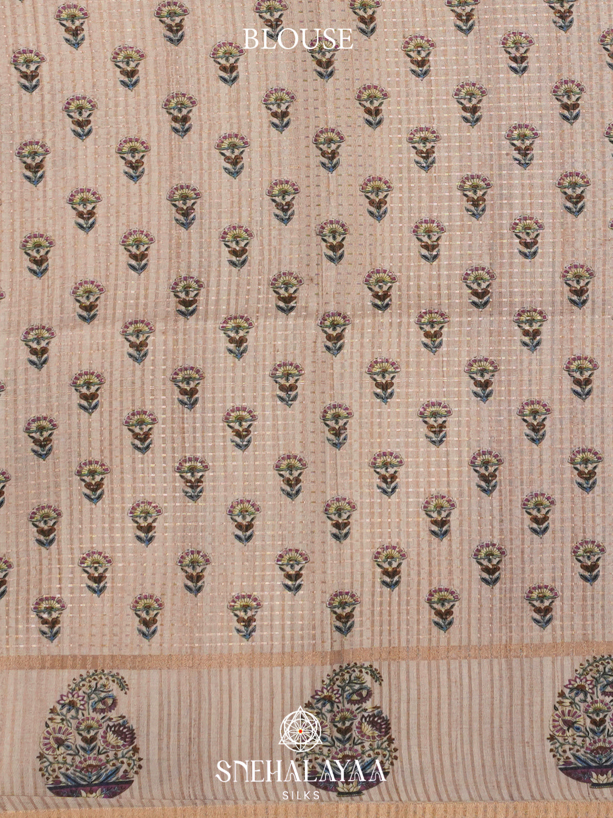 Plum Tussar Saree