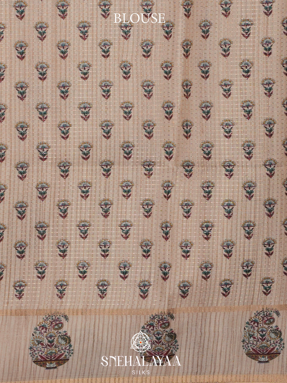 Mustard Tussar Saree