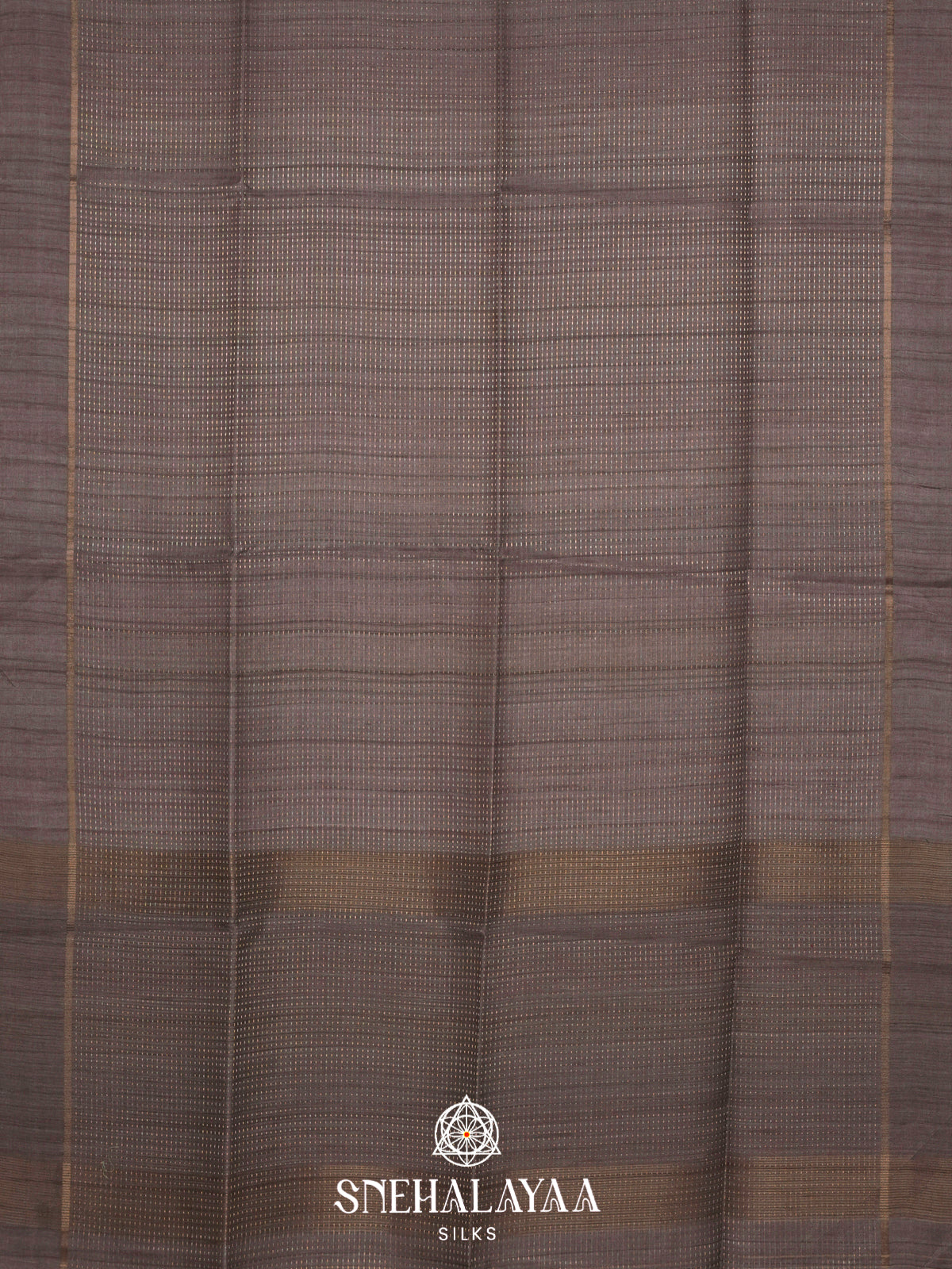 Brown Tussar Saree