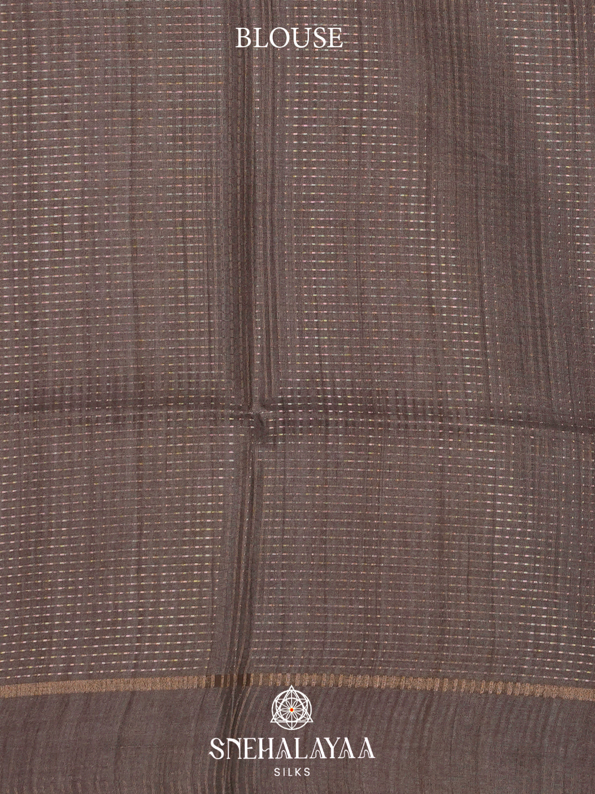 Brown Tussar Saree