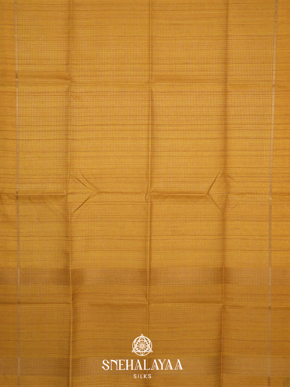 Mango Yellow Tussar Saree