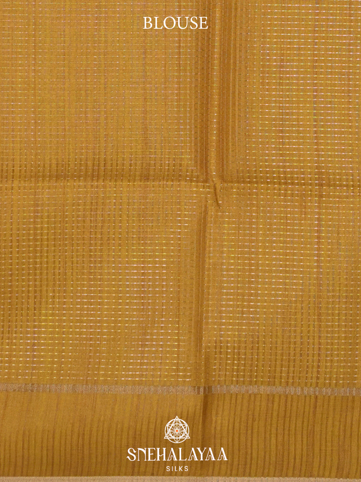 Mango Yellow Tussar Saree