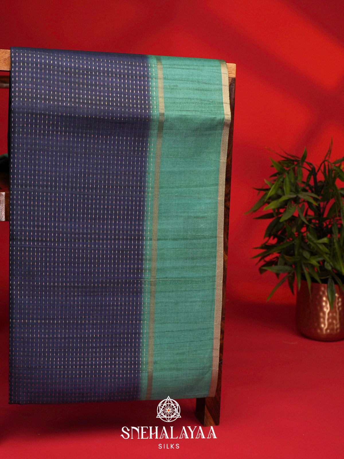Purple Tussar Saree