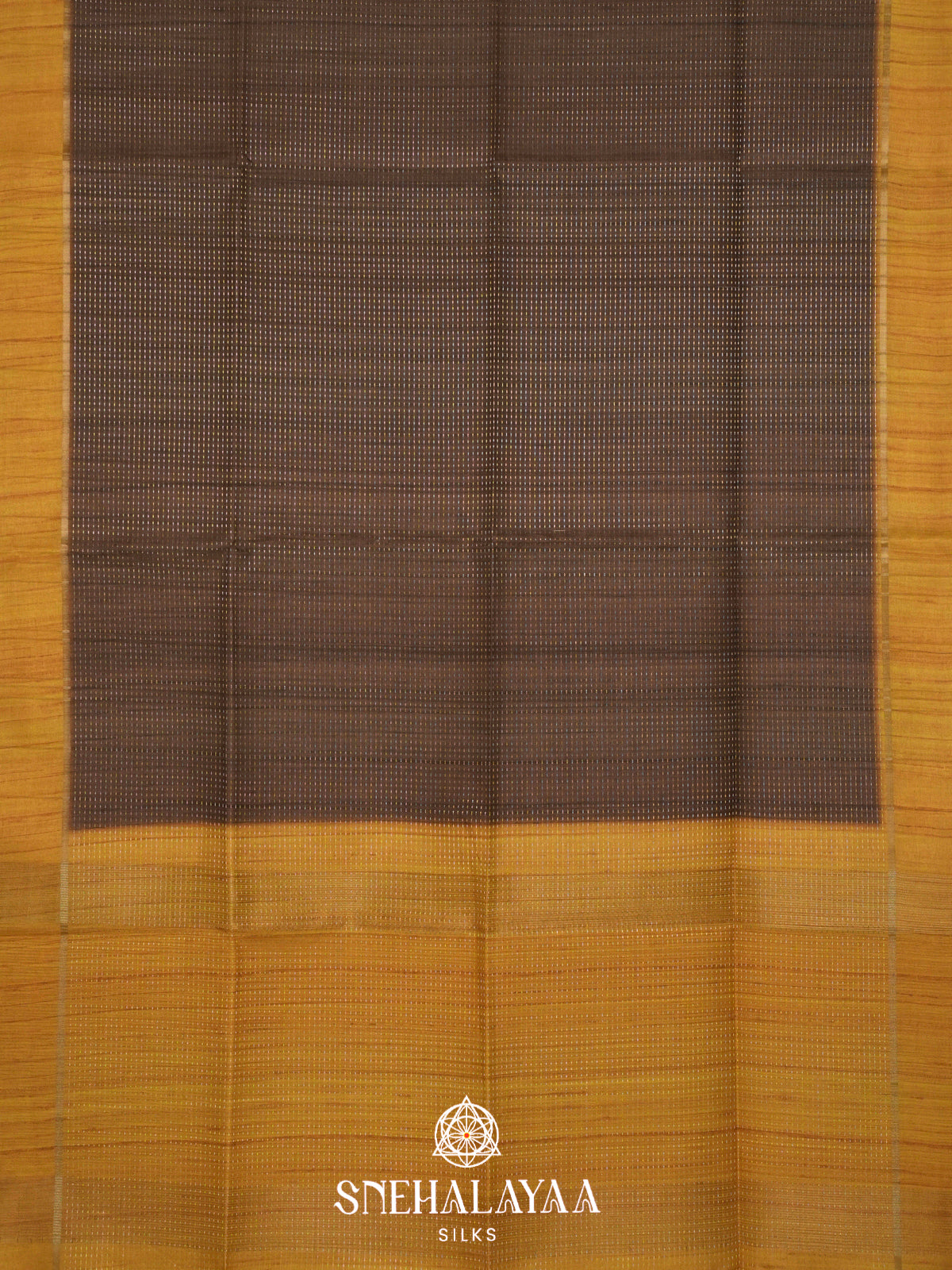 Brown Tussar Saree