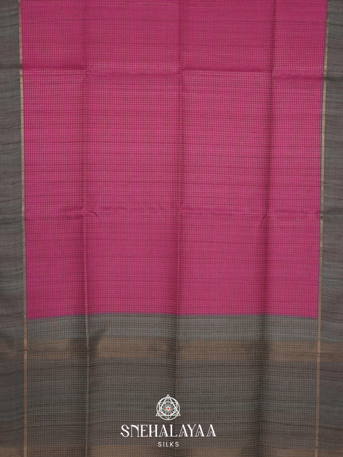 Pink Tussar Saree