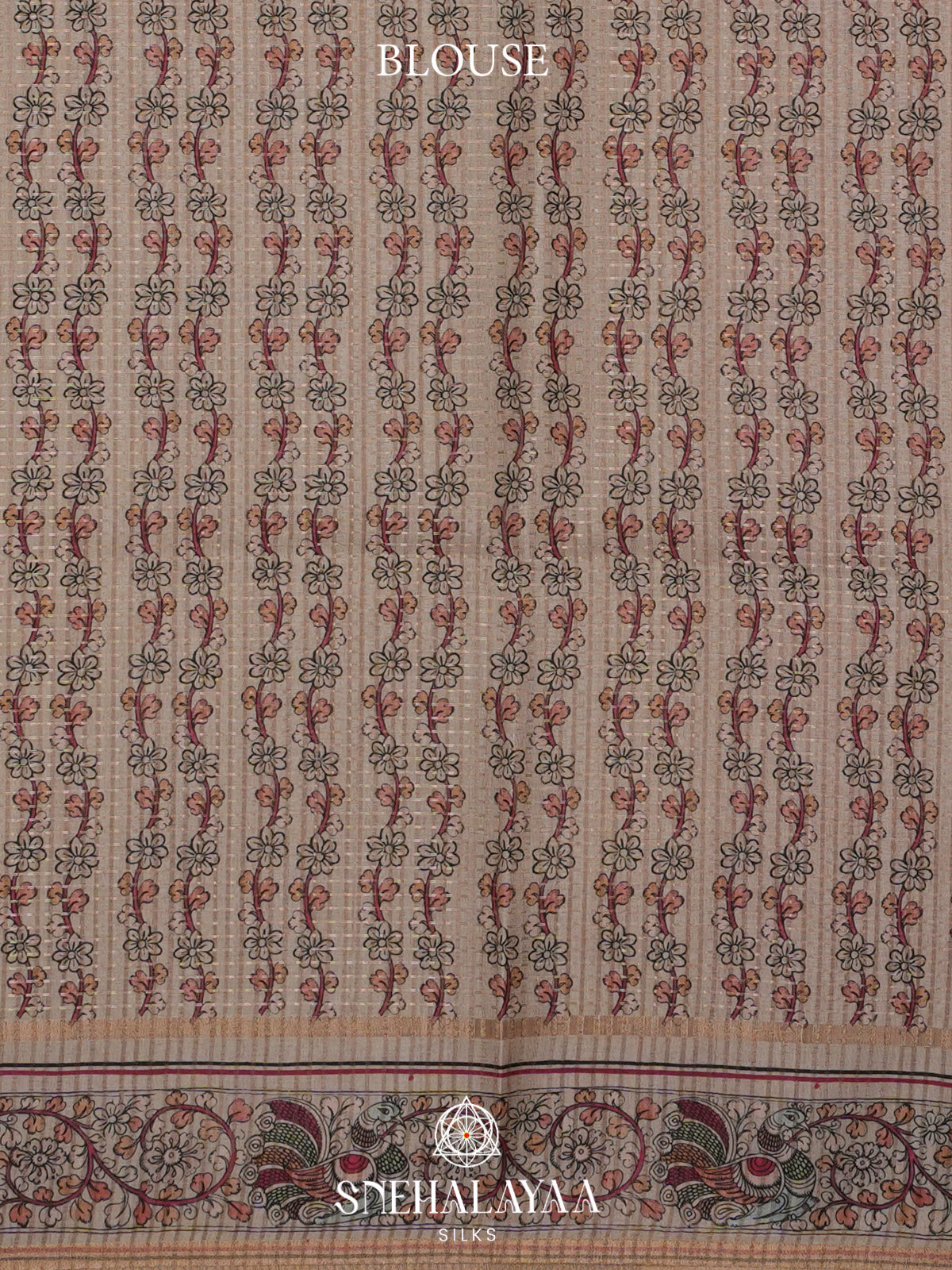 Pink Tussar Saree