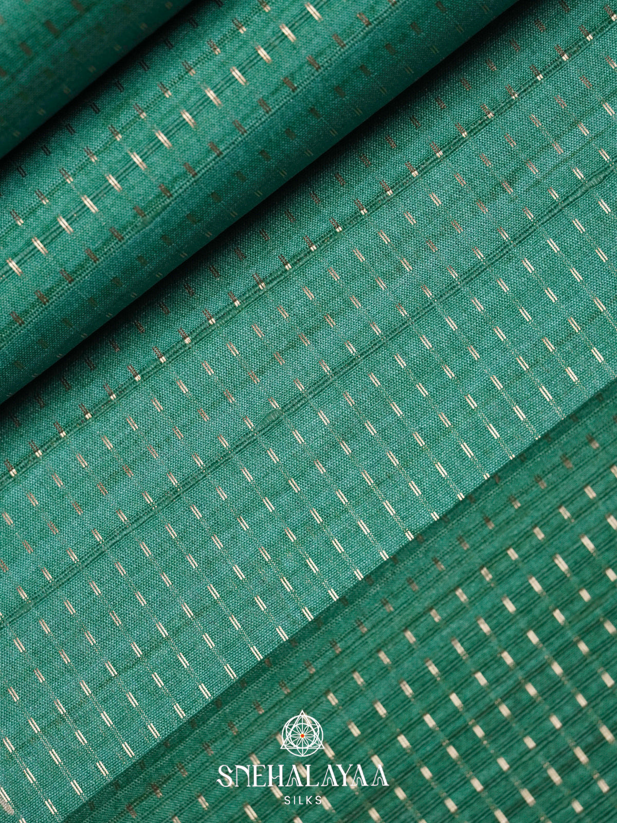 Green Tussar Saree