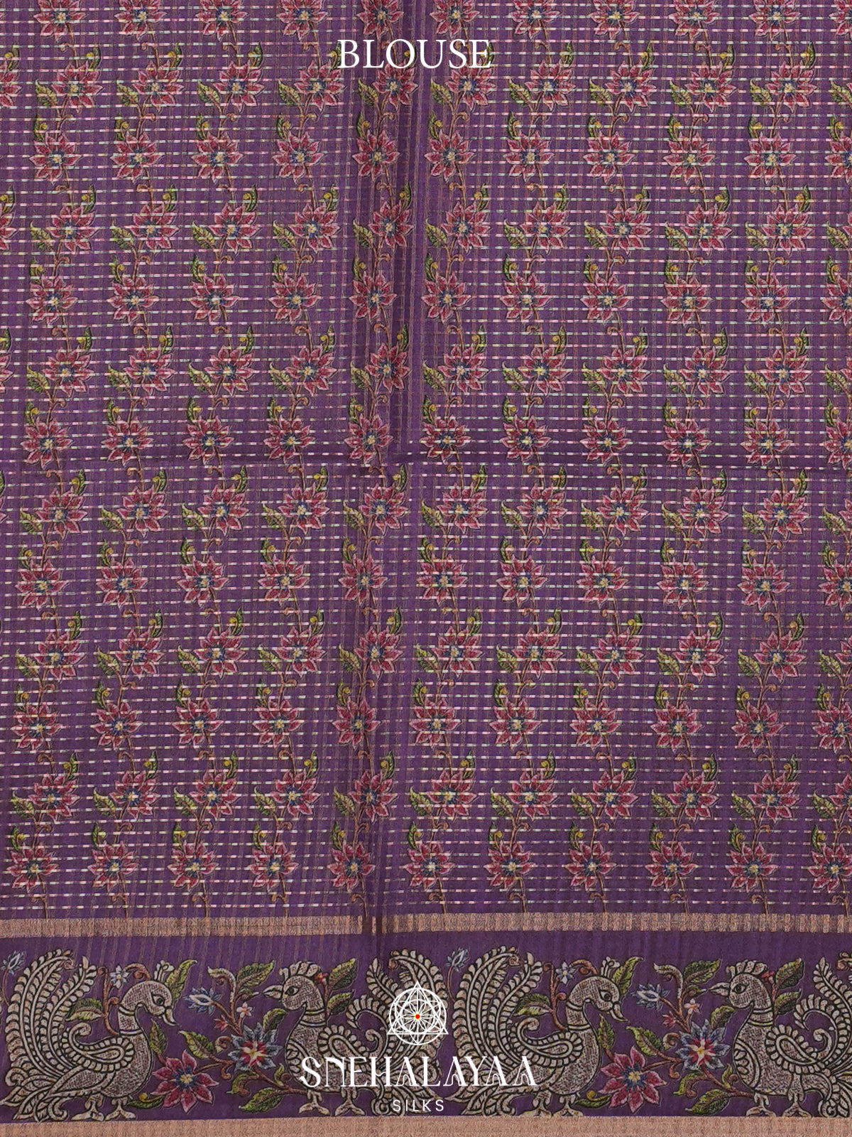Magenta Tussar Saree