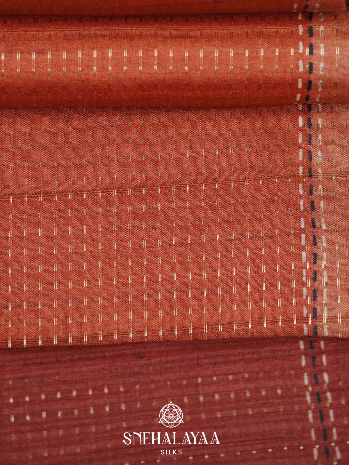 Coral Tussar Saree