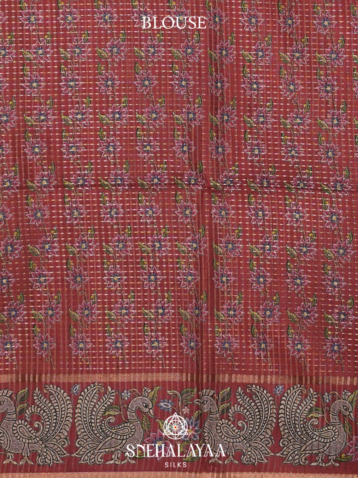Coral Tussar Saree
