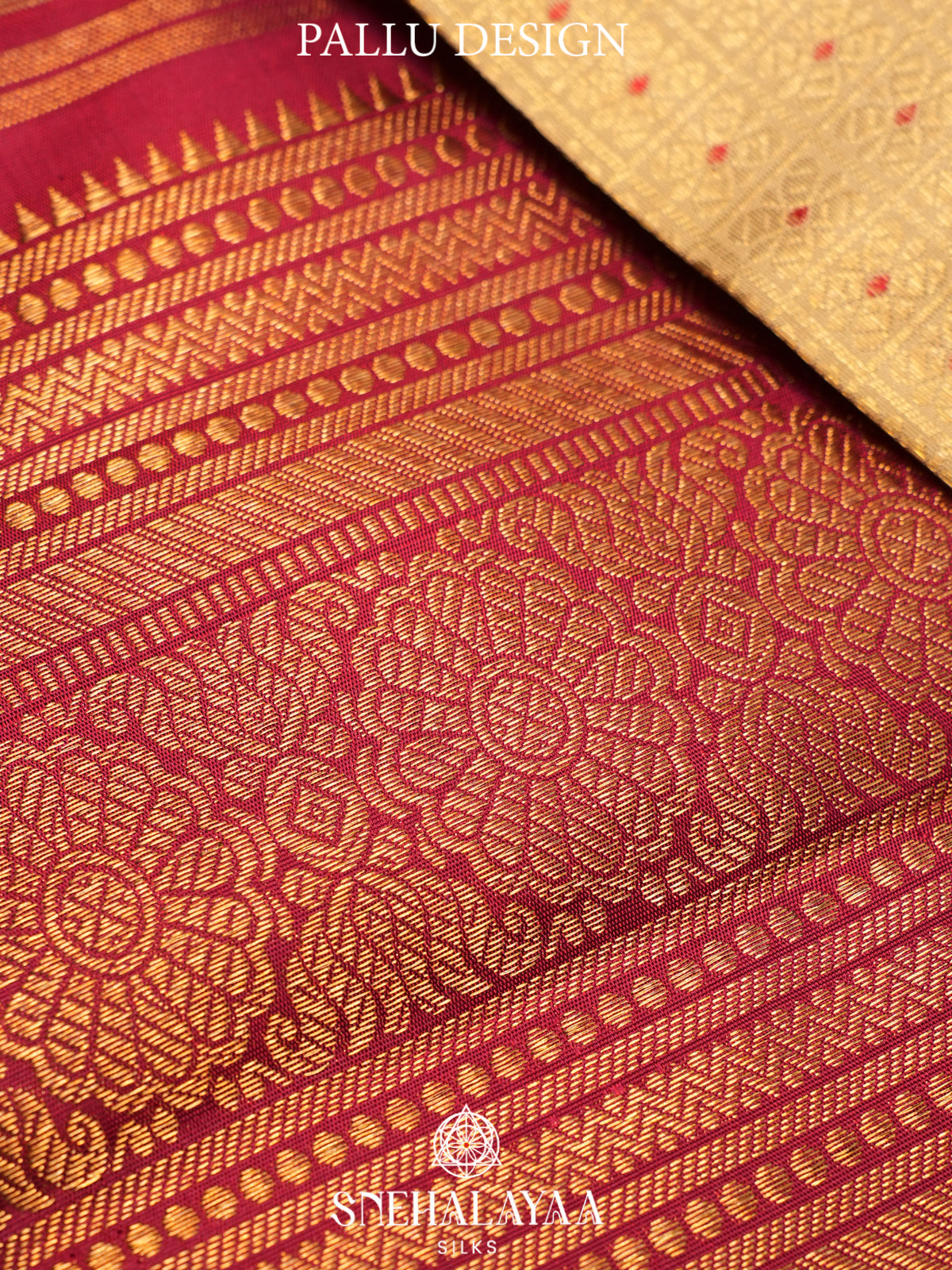 Golden Yellow Kanjivaram Silk Saree