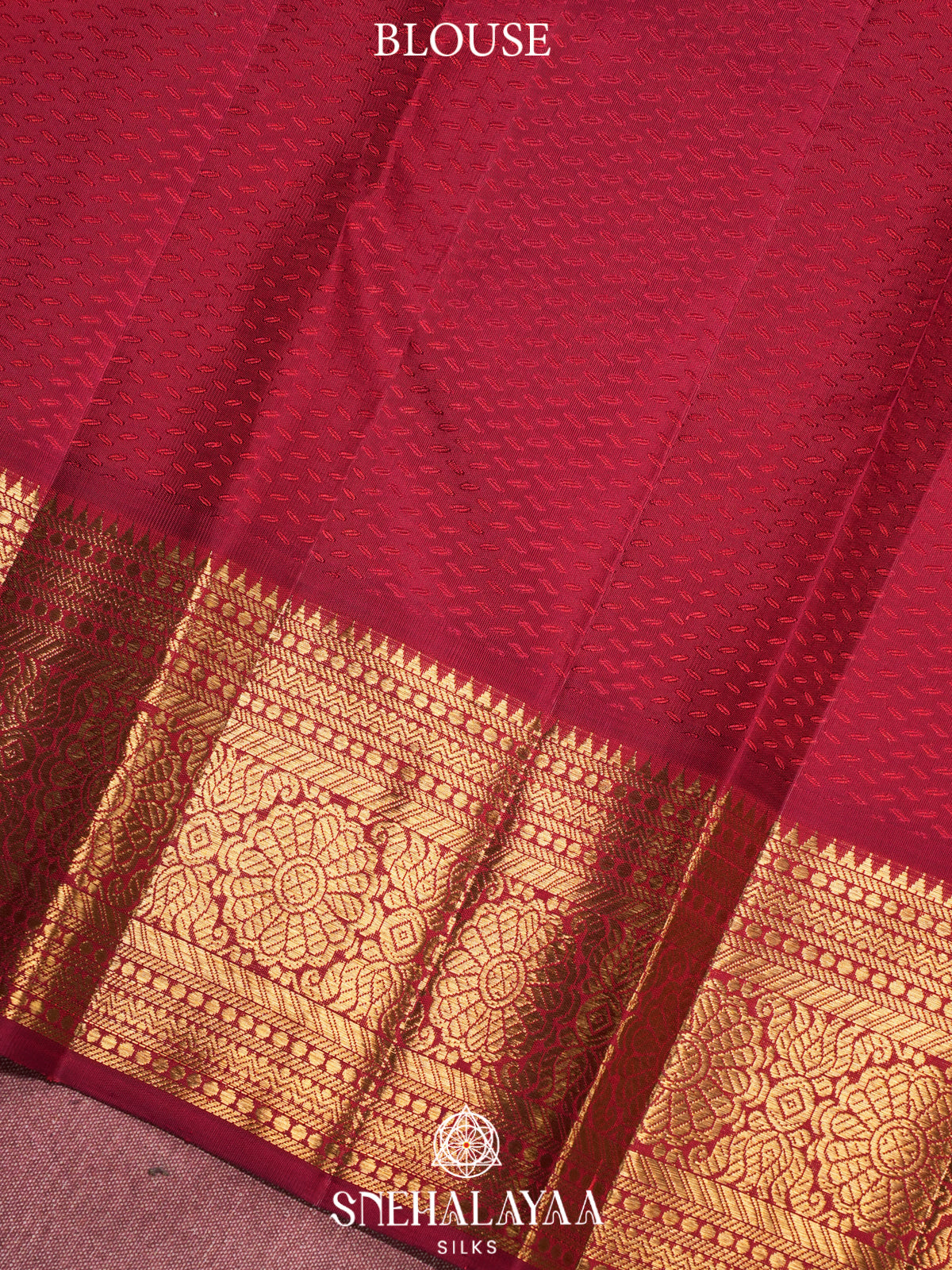 Golden Yellow Kanjivaram Silk Saree