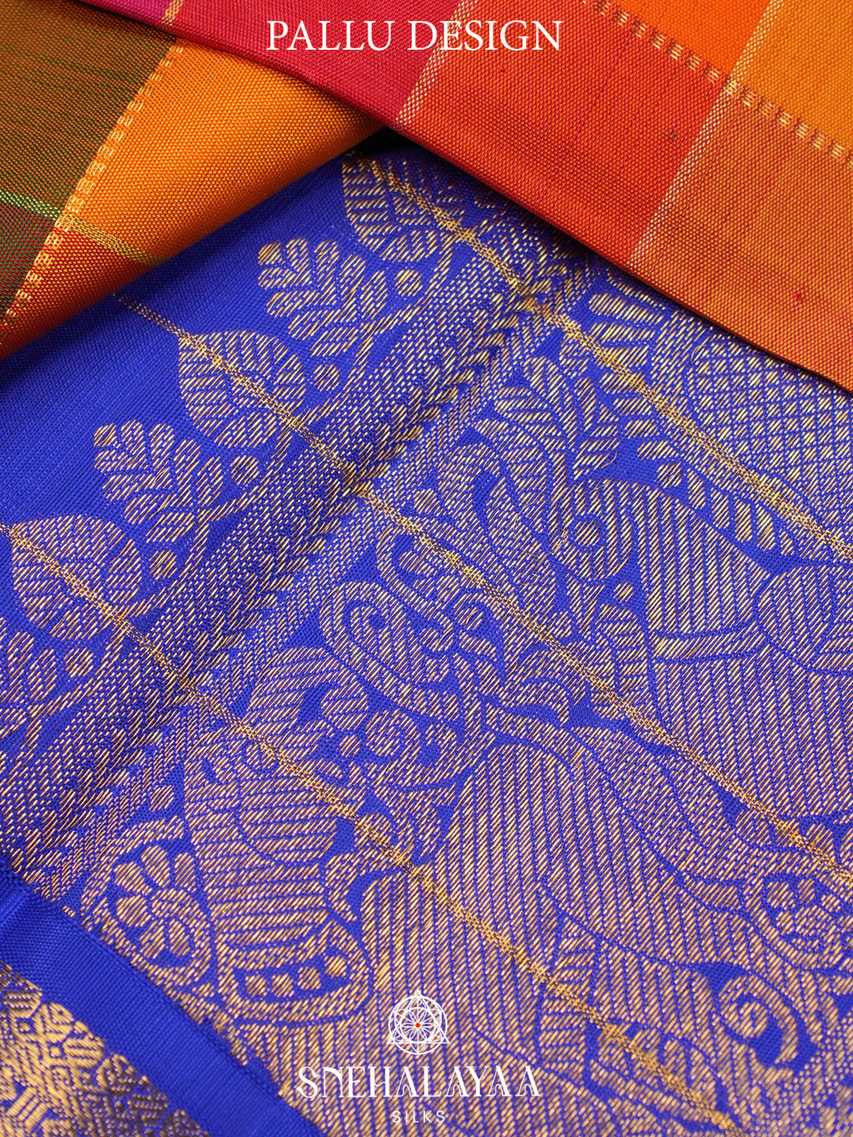 Multicolour Kanjivaram Silk Saree