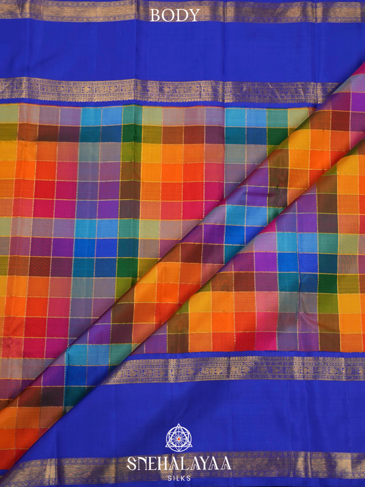 Multicolour Kanjivaram Silk Saree