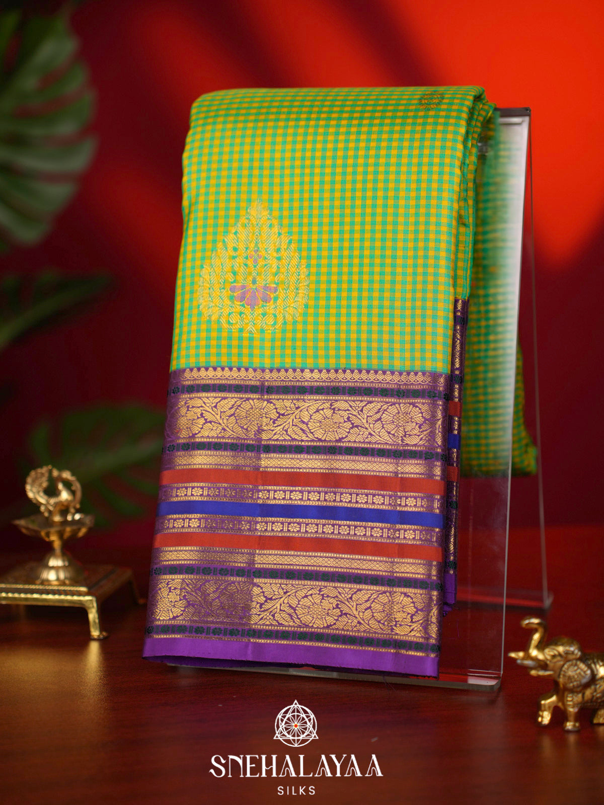 Green  Kanjivaram Silk Saree