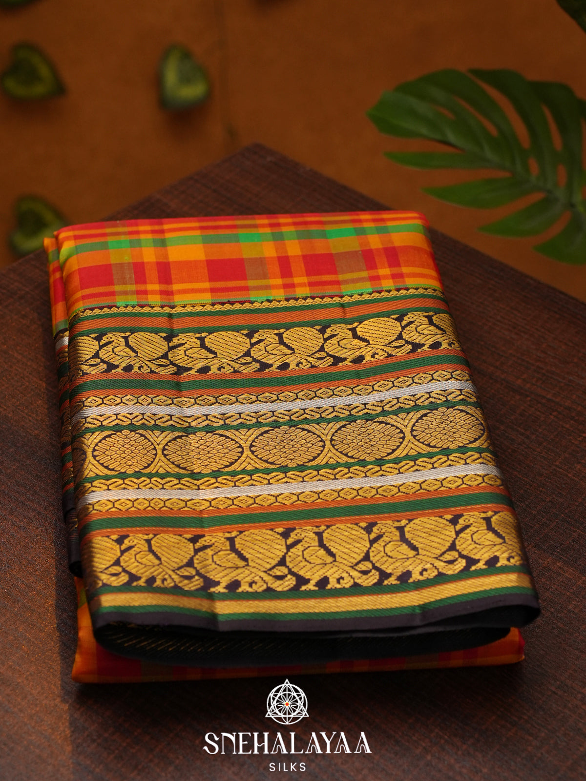 MultiColour Kanjivaram Silk Saree