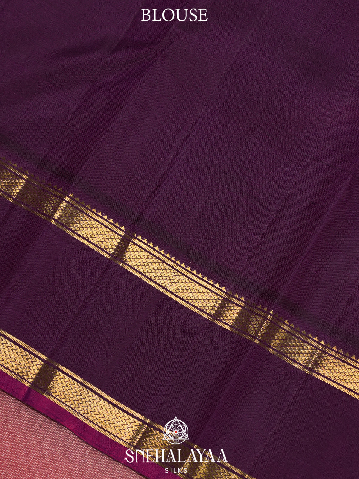 Cream Checked Kanjivaram Silk Saree