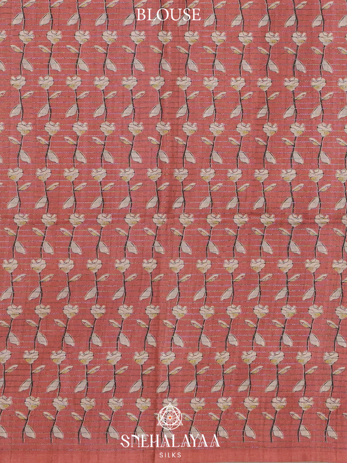 Pale Pink Tussar Saree