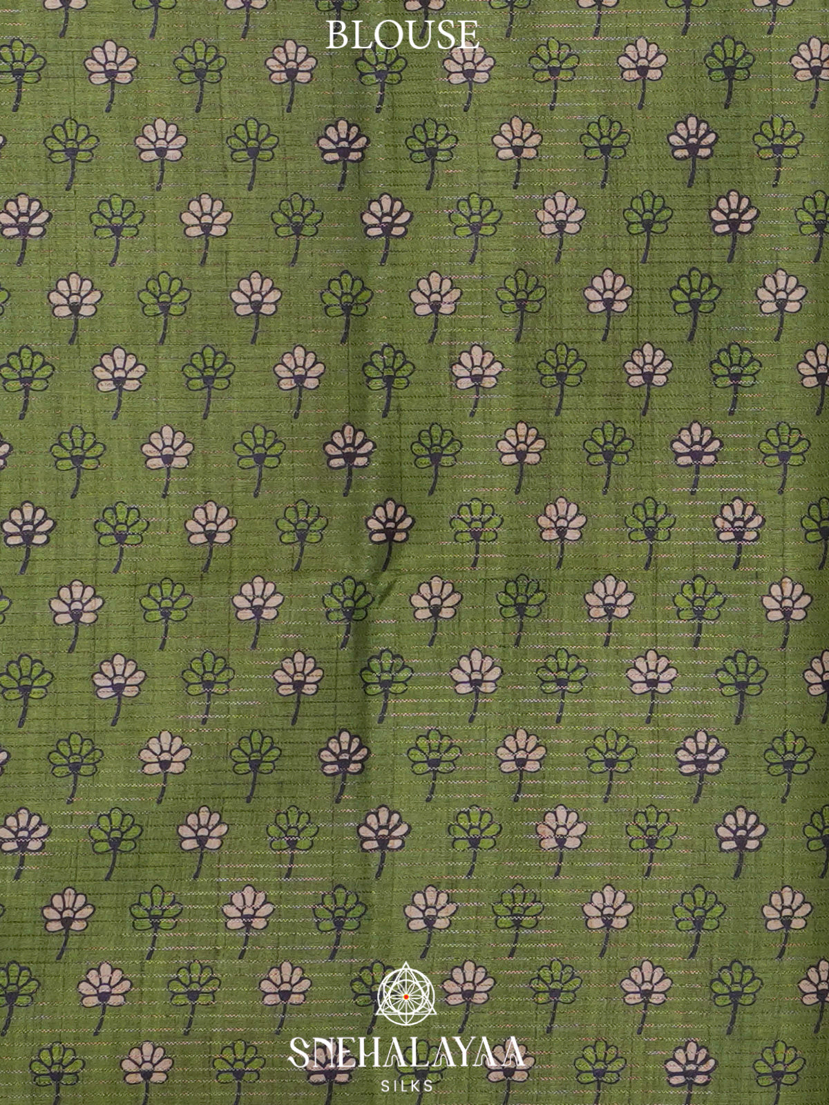 Green Tussar Saree