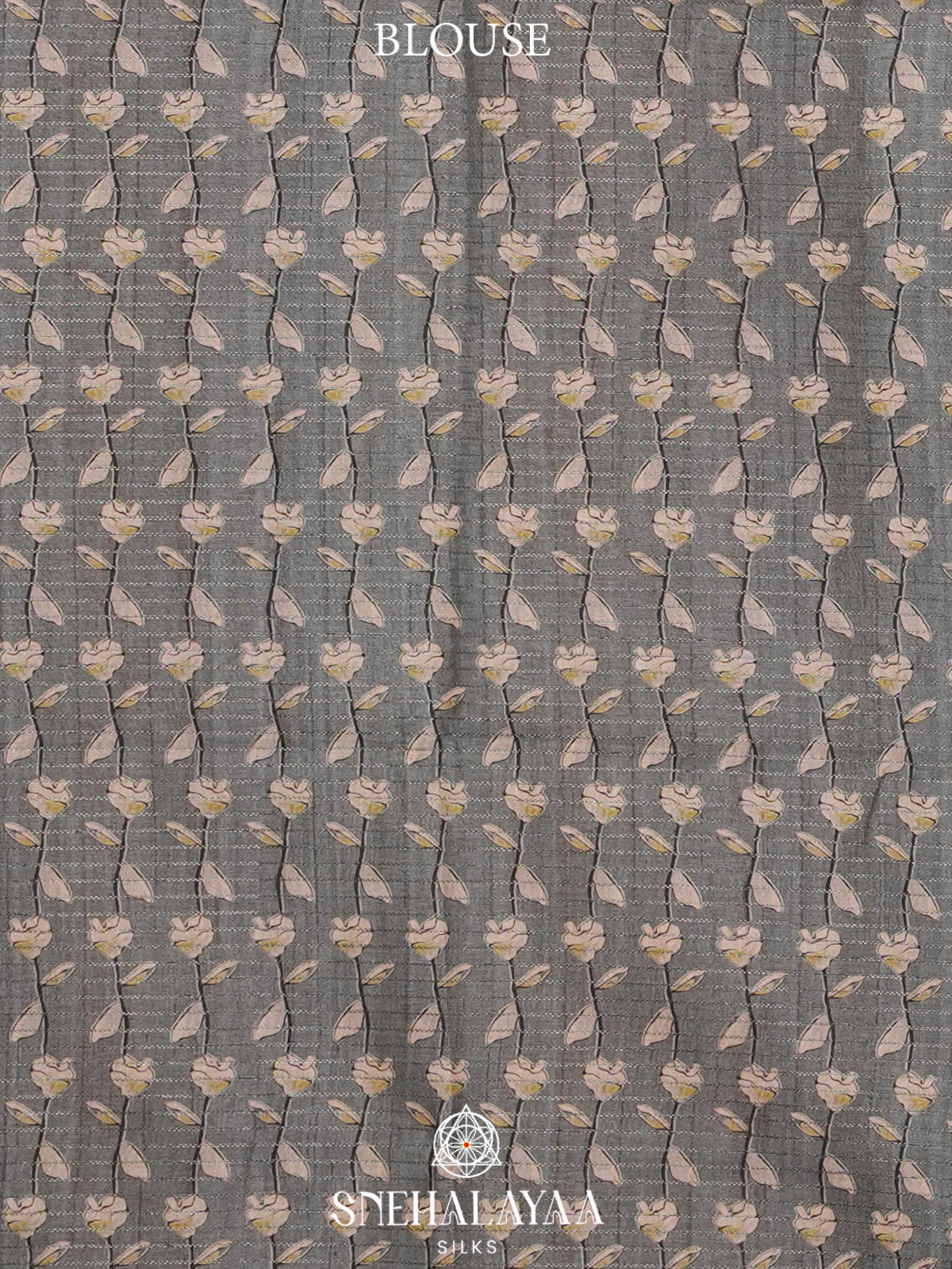 Beige Tussar Saree