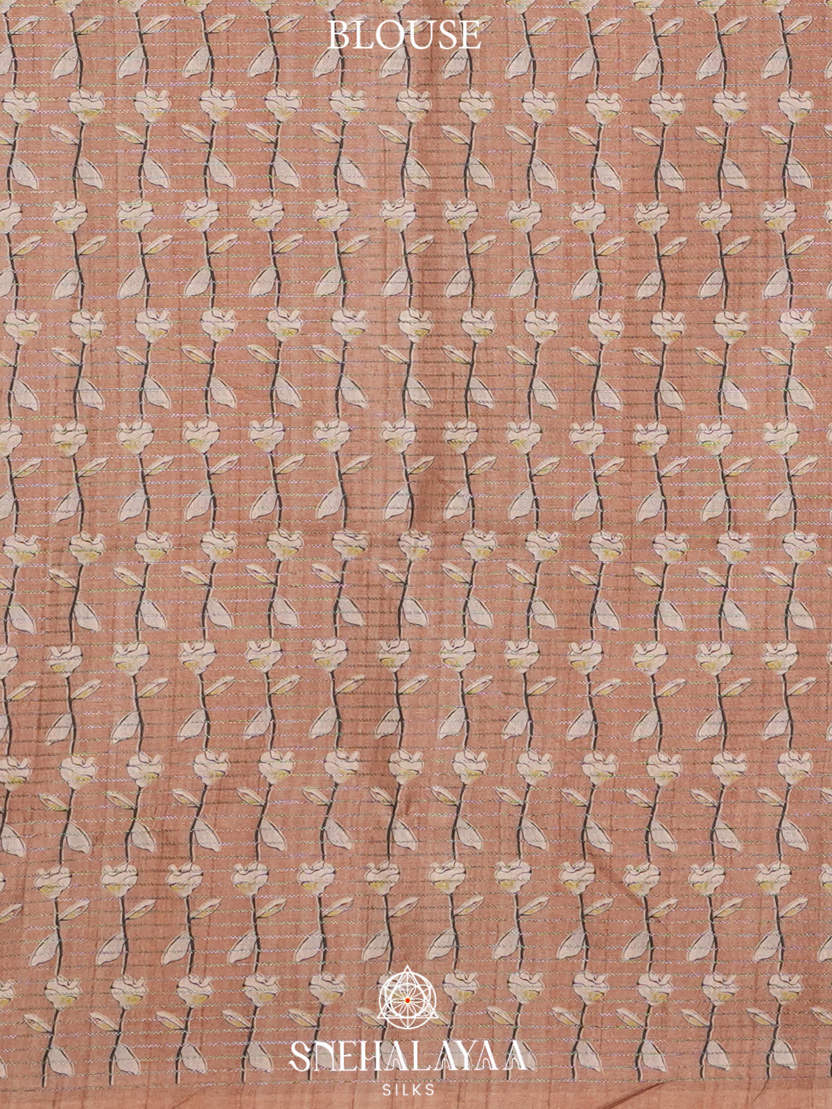 Cream Tussar Saree
