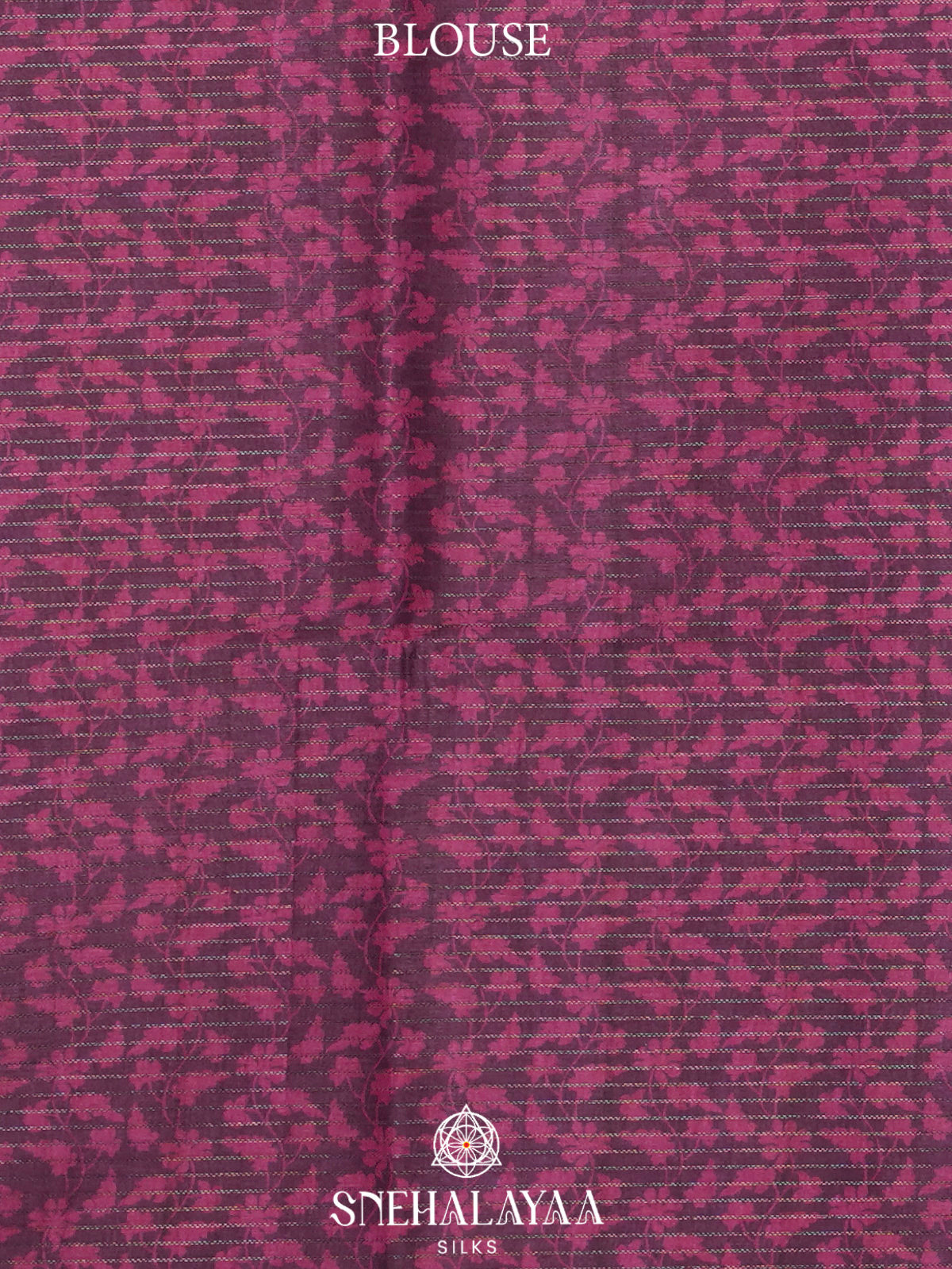 Magenta Tussar Saree