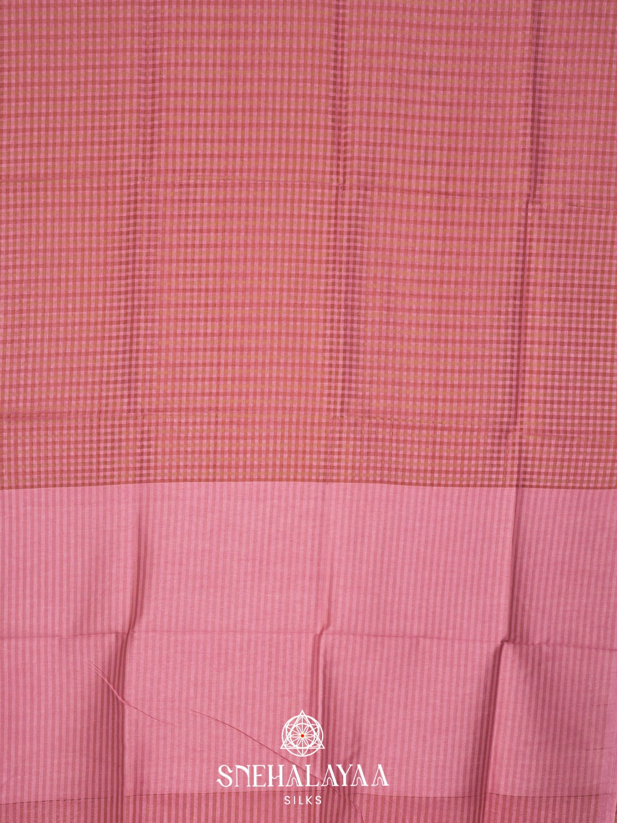 Rose Pink Linen Saree