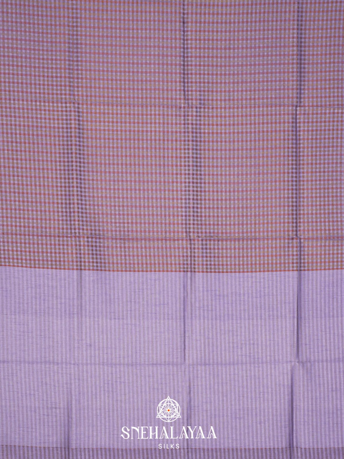 Lavender Linen Saree