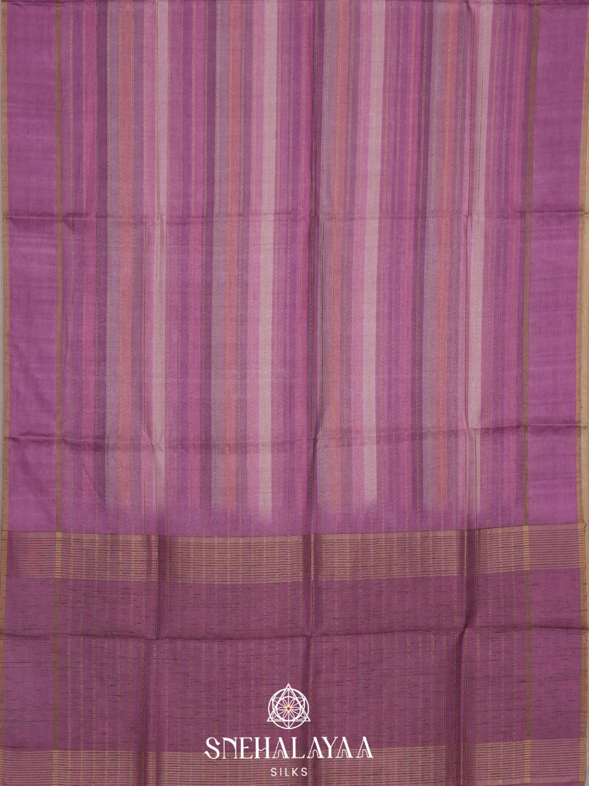 Mauve Purple Tussar Saree