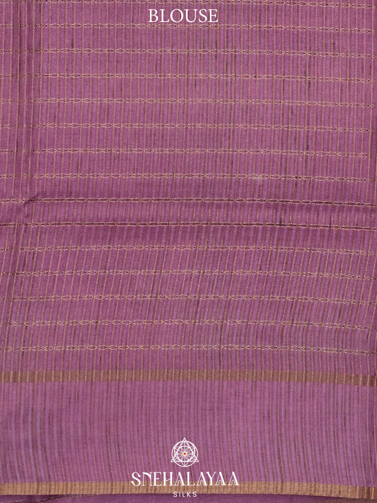 Mauve Purple Tussar Saree