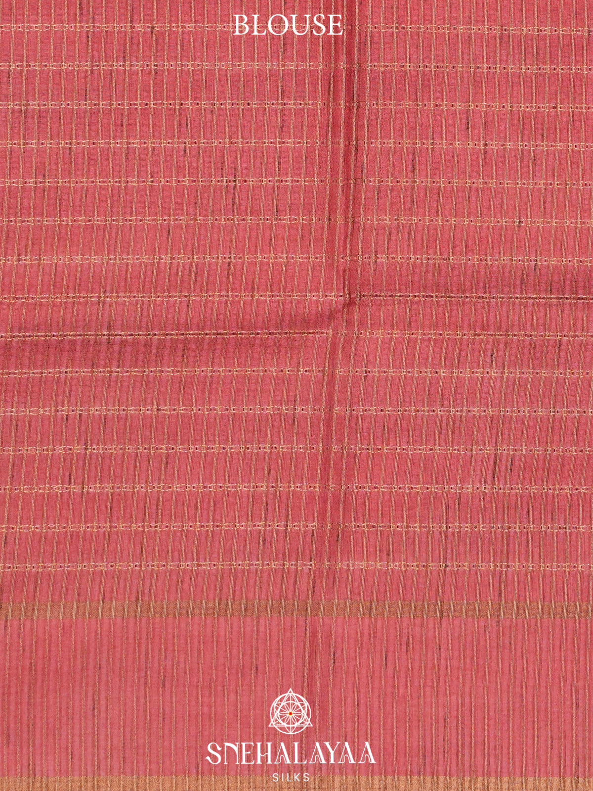 Peach Tussar Saree