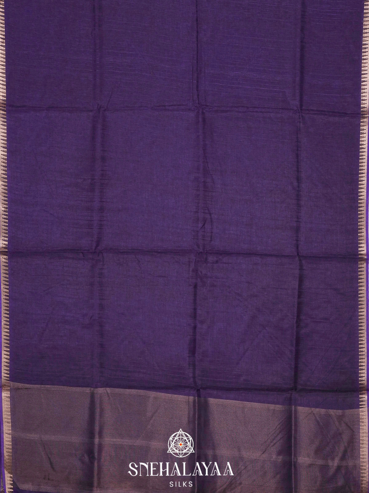 Purple Tussar Saree