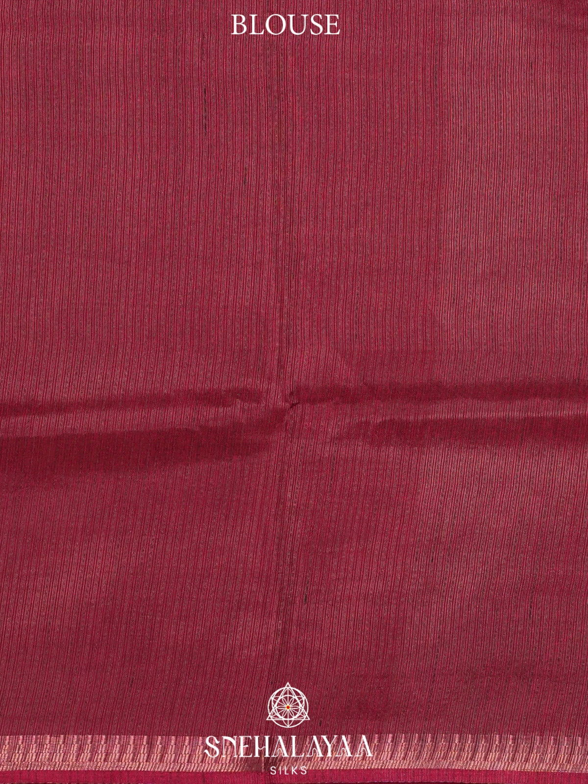 Wine Red Tussar Saree