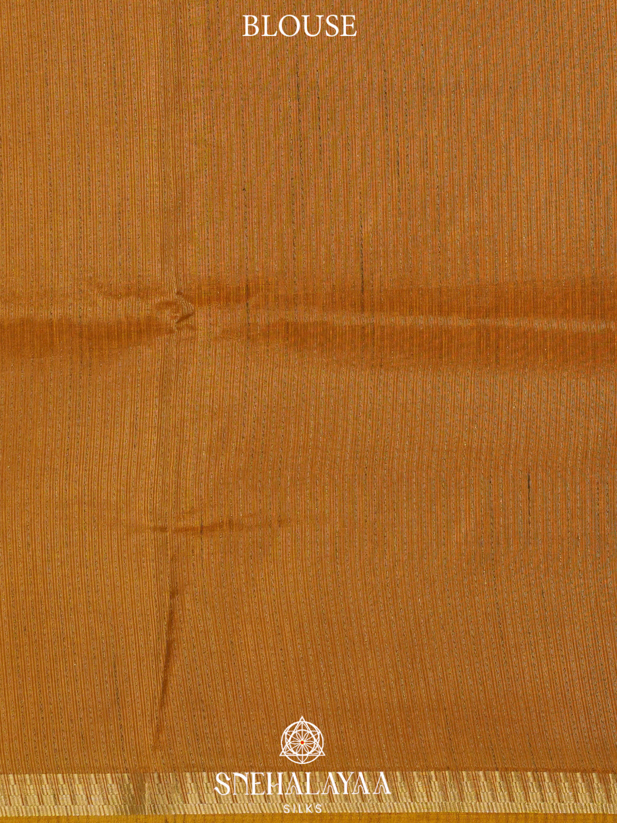 Mustard Yellow Tussar Saree