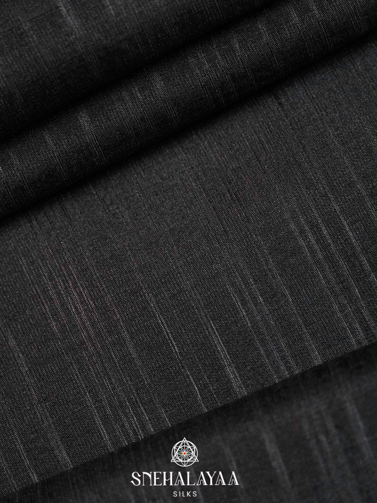 Black Tussar Saree
