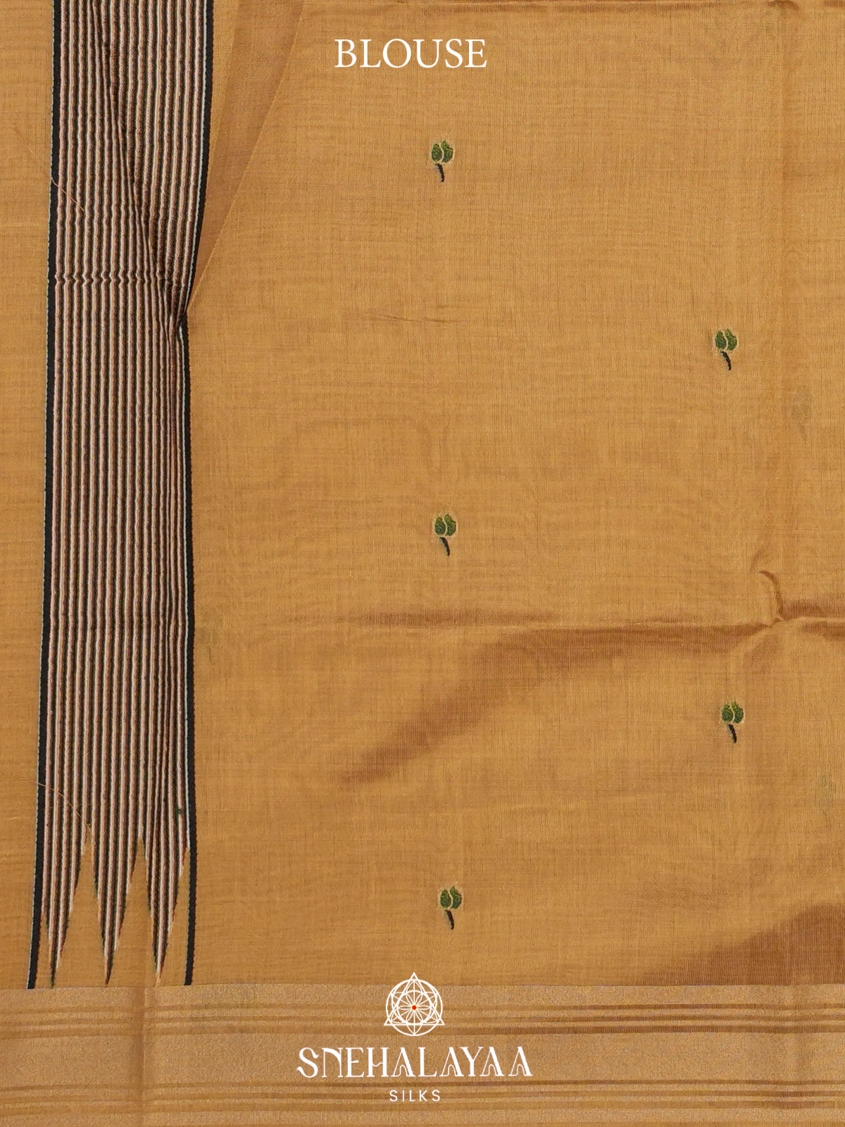 Beige Linen Saree