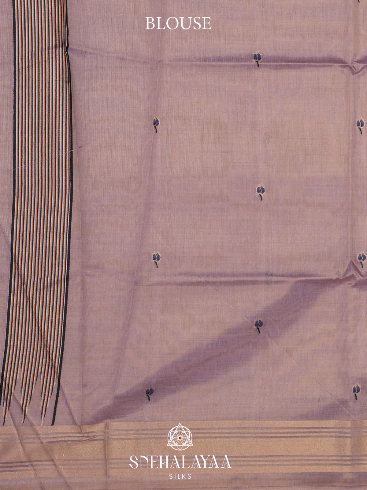 Lavender Linen Saree