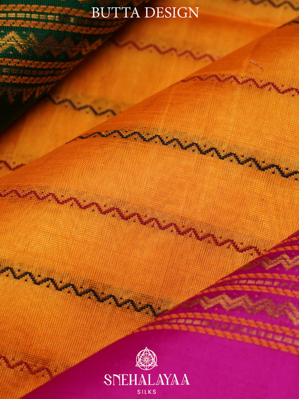 Mango Yellow Kuppadam Silk Cotton Saree