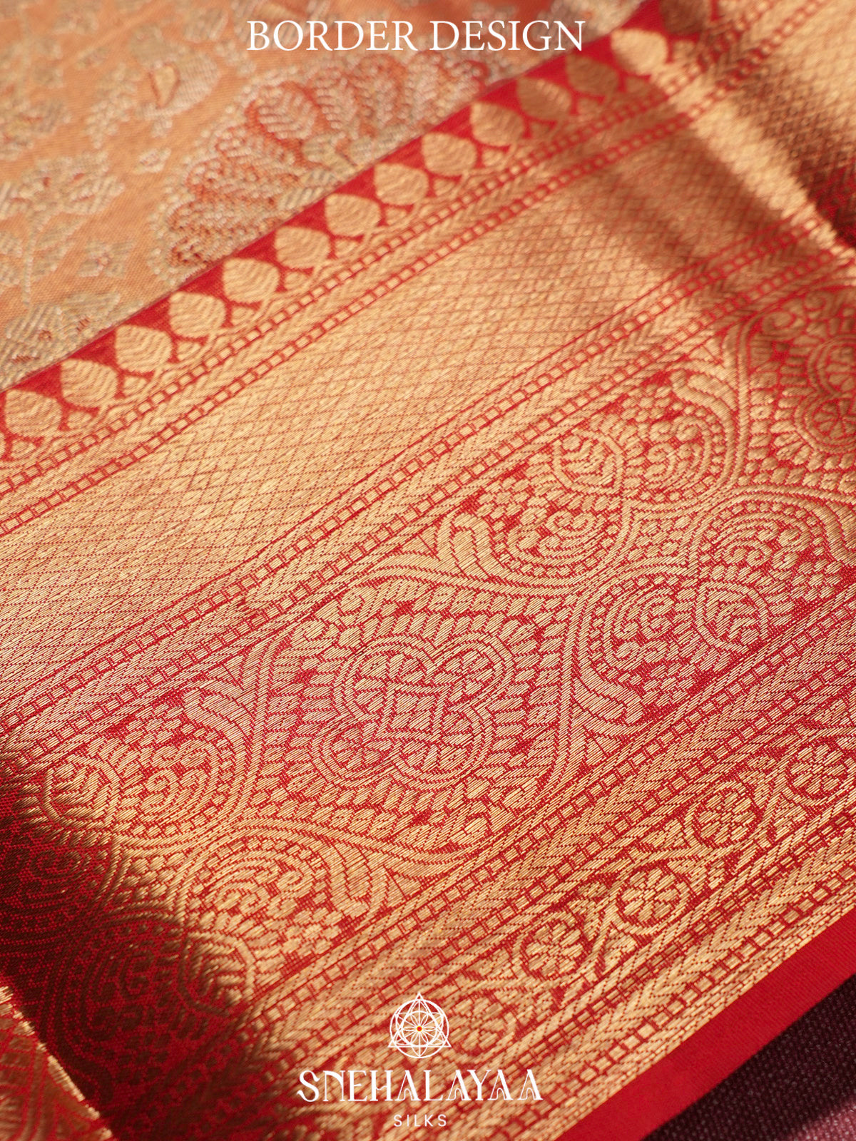Peach  Kanjivaram Silk Saree