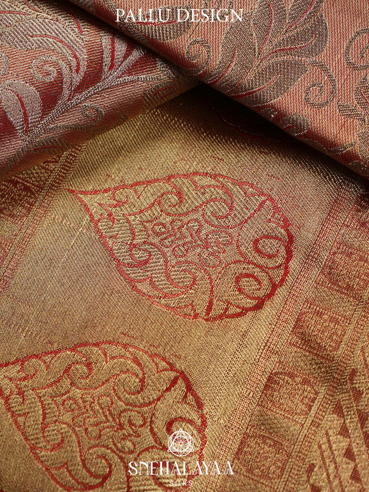 Pale Gold  Kanjivaram Silk Saree