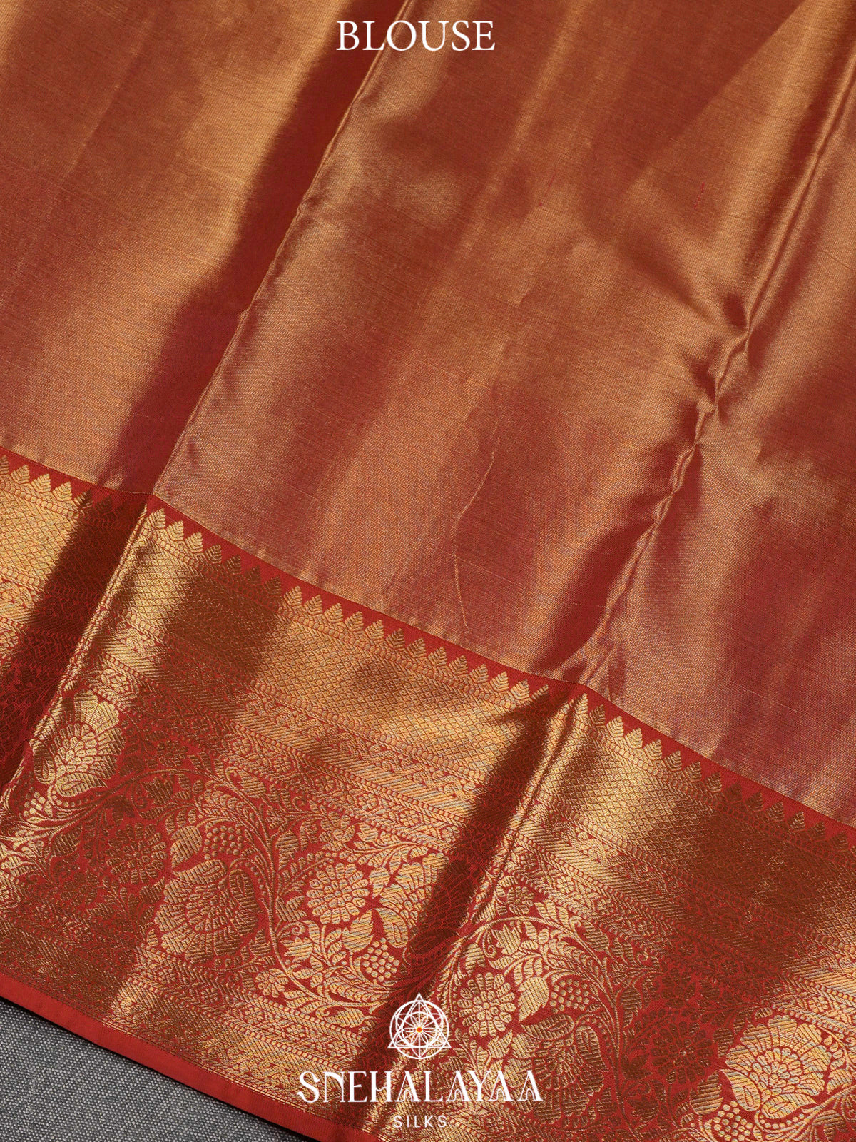 Pale Orange  Kanjivaram Silk Saree