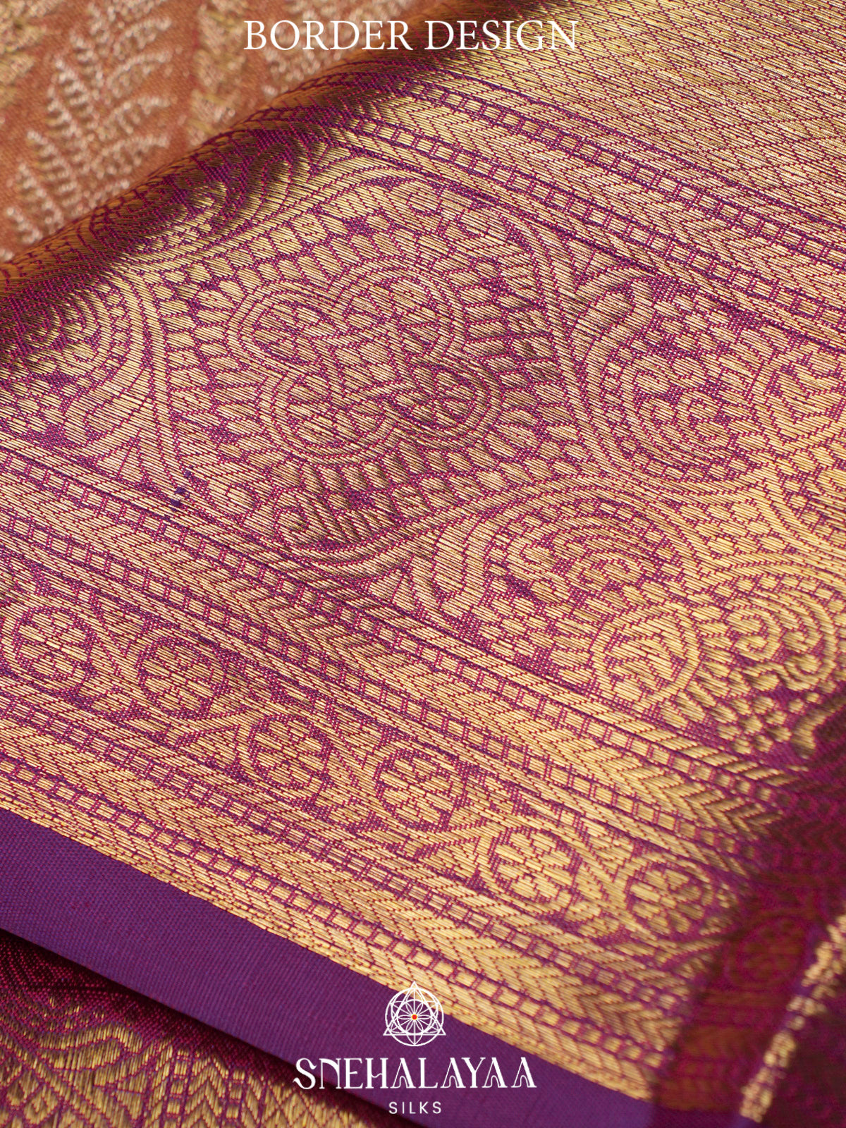 Gold  Kanjivaram Silk Saree
