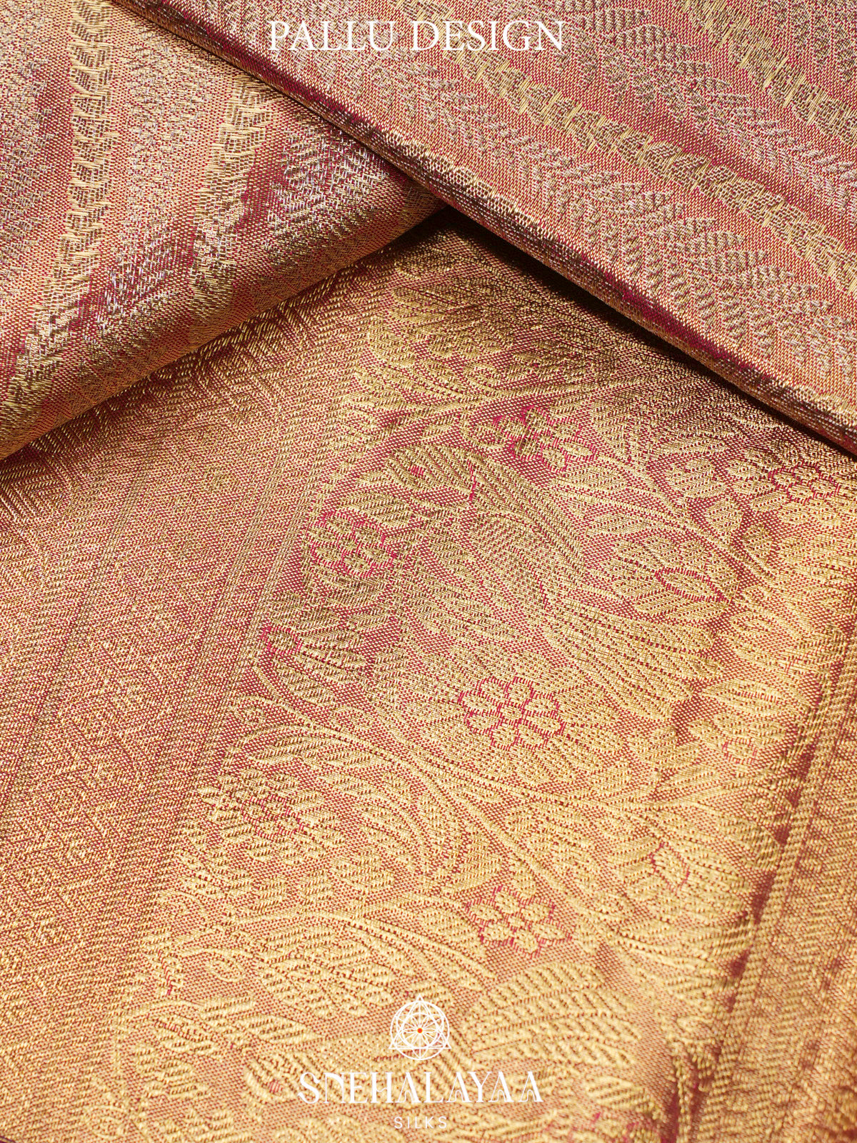 Gold  Kanjivaram Silk Saree
