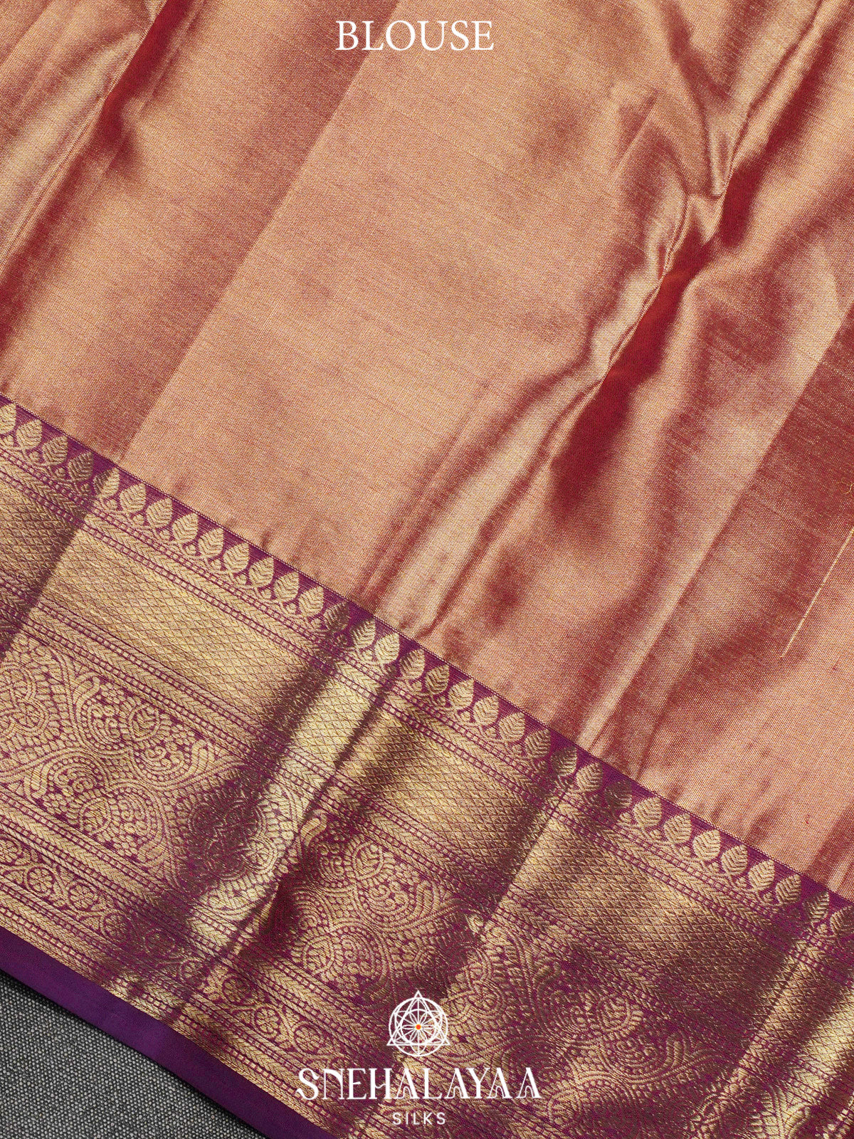 Gold  Kanjivaram Silk Saree