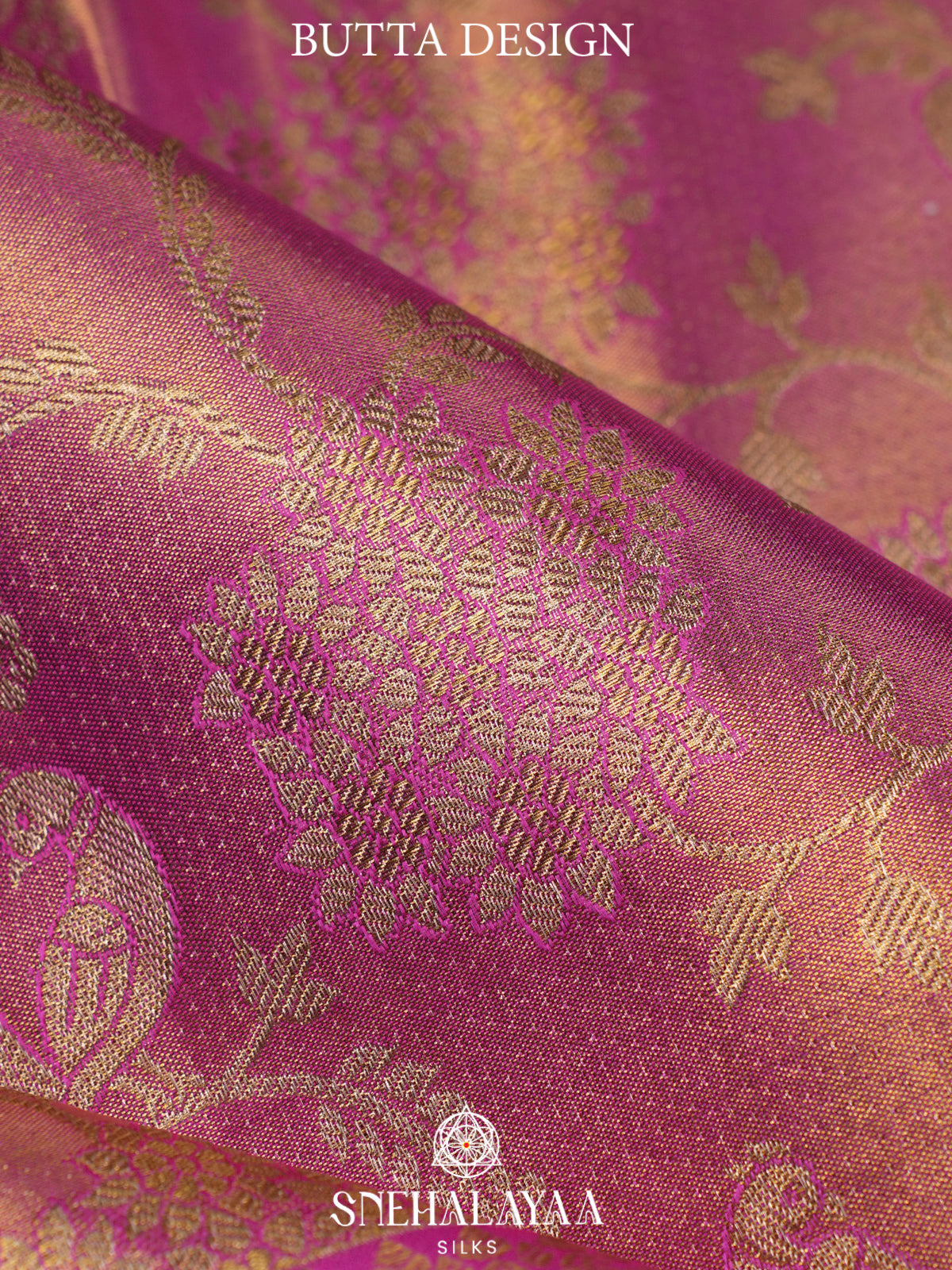 Rose Pink  Kanjivaram Silk Saree