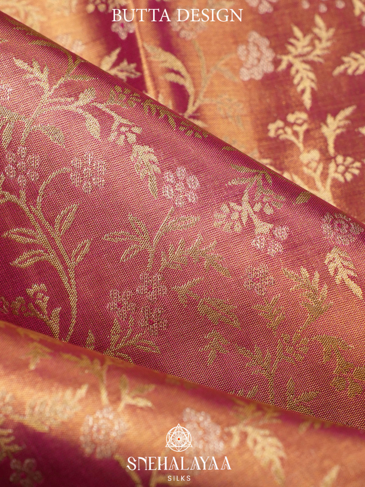 Rose Pink  Kanjivaram Silk Saree
