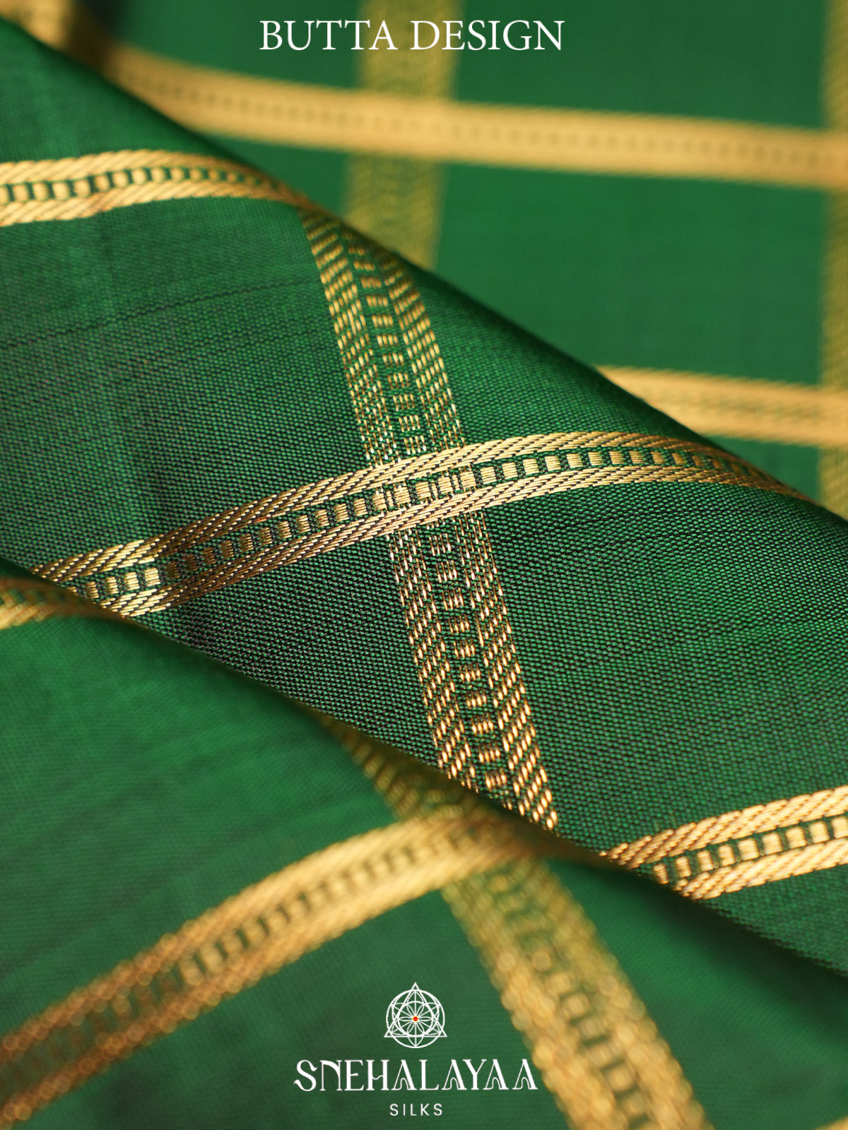 Forest Green Kanjivaram Silk Saree