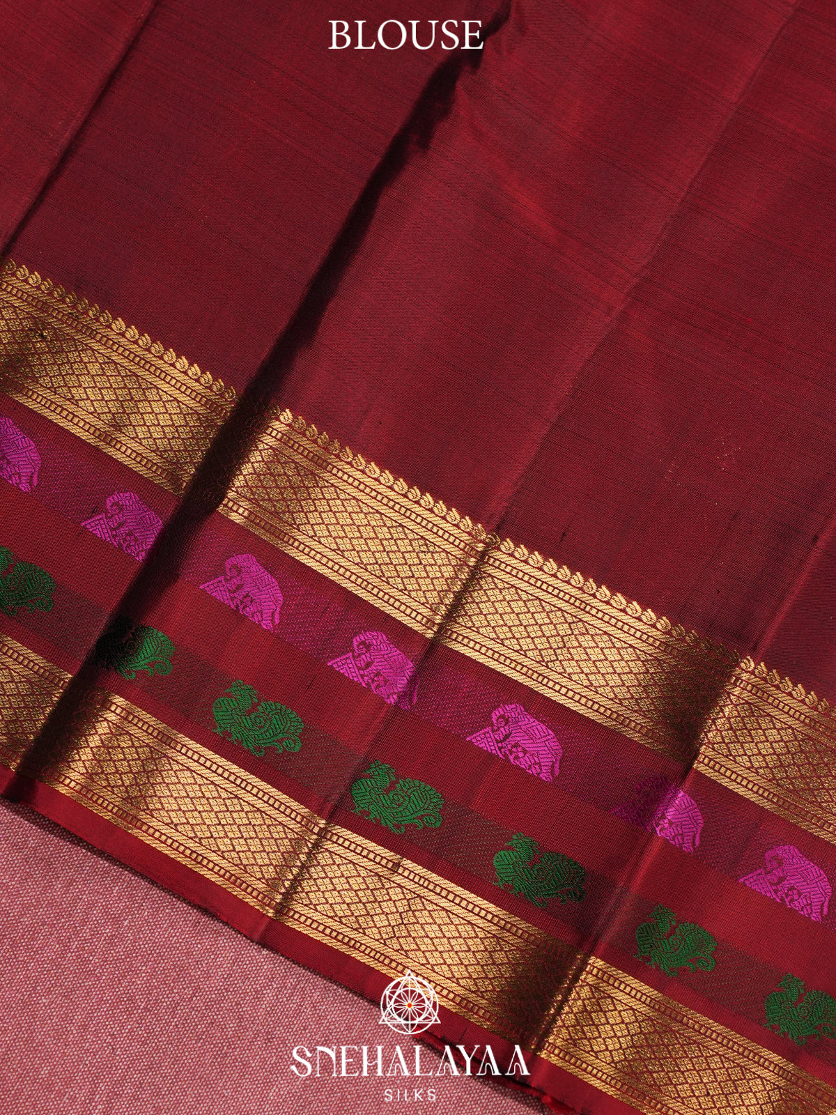 Forest Green Kanjivaram Silk Saree